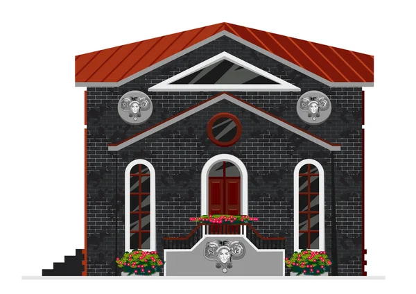 Фасад будинку — стоковий вектор