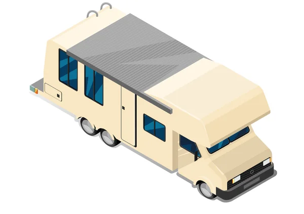 Camper — Vettoriale Stock