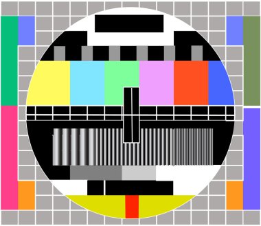 TV sinyali vektör