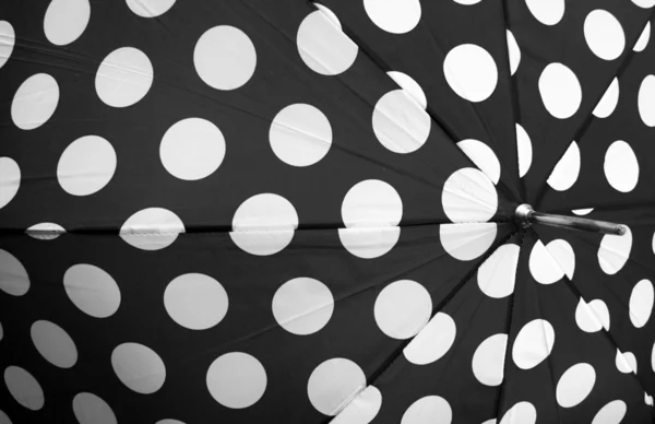 Guarda-chuva preto pois — Fotografia de Stock