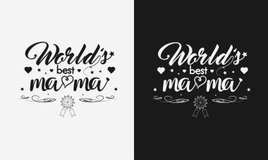 Dünyanın en iyi annesi, Anneler Günü kaligrafisi, Anne harf çizim vektöründen alıntı yapıyor