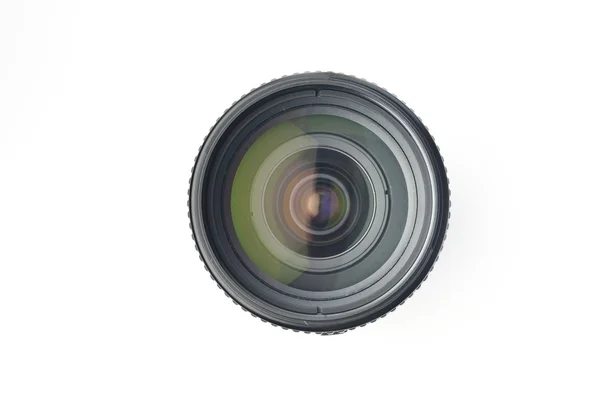 Vista superior da lente da câmera — Fotografia de Stock