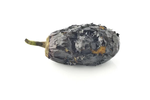 Roasted Eggplant on White Background — Stock Photo, Image
