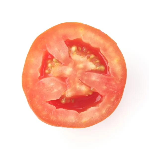 Tvärsnitt av tomat tomat — Stockfoto