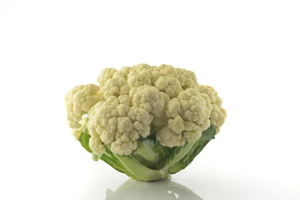 Fresh Cauliflower On White Background — Stock Photo, Image