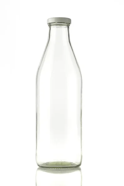 Empty  Bottle with Metal Lid — Stock Photo, Image