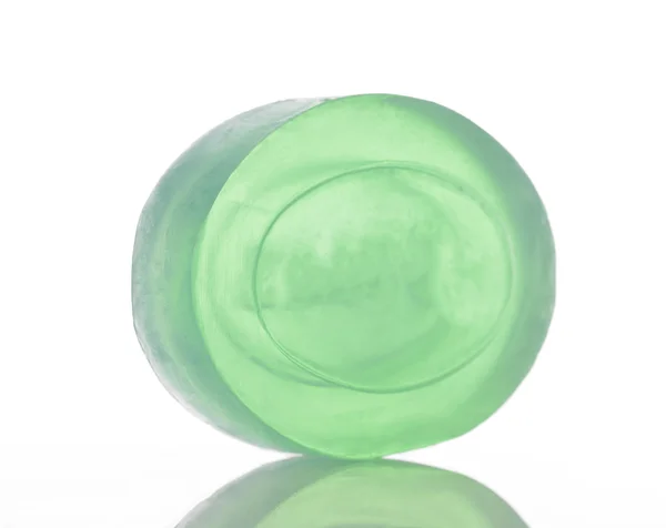 Transparente grüne Seifenblase — Stockfoto