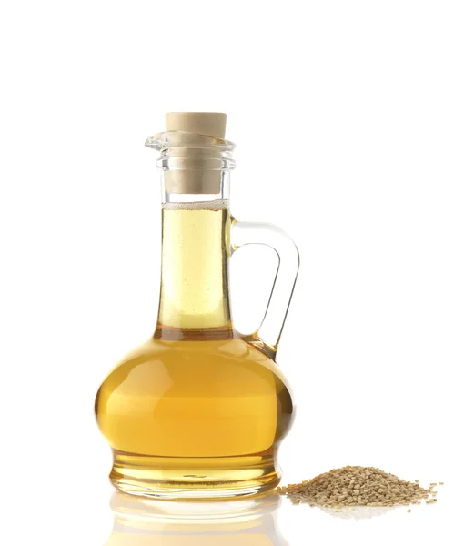 Sesame Oil Bottle — Stock Photo, Image