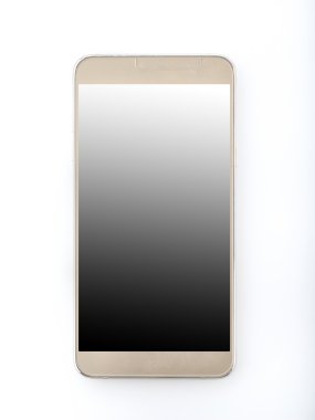 Altın renkli en son akıllı telefon 