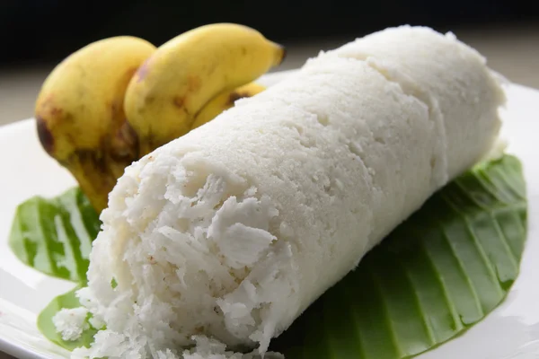 Arroz branco Puttu — Fotografia de Stock