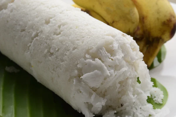 흰 쌀 puttu — 스톡 사진