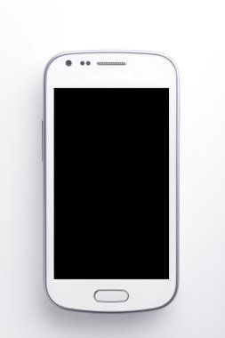 Beyaz akıllı telefon