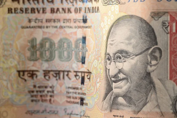 Mil rúpias indianas — Fotografia de Stock
