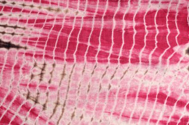 Arka plan kırmızı, siyah ve pembe kravat boya bez serisi.