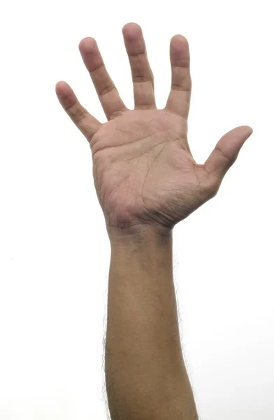 Mão humana vazia — Fotografia de Stock