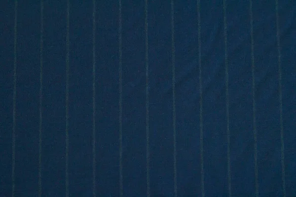Background of blue wool fabric with stripes for autumn and winter wardrobe. Horizontal orientation — Stok fotoğraf