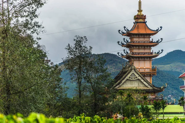 Buu Minh Pagoda Gia Lai Vietnam Manzarası Vietnam Daki Pagoda — Stok fotoğraf