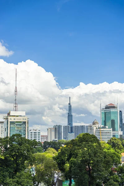 Chi Minh City Vietnam Dec 2020 Landmark Skyscraper View District — Stock Photo, Image