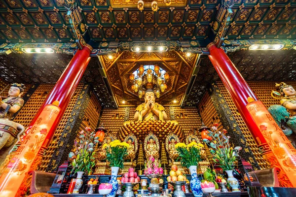 Chi Minh Vietnam Dicembre 2020 Interno Del Tempio Dei Mille — Foto Stock