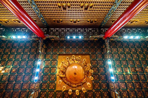 Chi Minh Vietnam Décembre 2020 Intérieur Temple Des Mille Bouddha — Photo