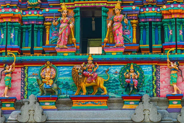 Mariamman Hindu Temple Chua Mariamman Chi Minh City Vietnam Detail — Stock Photo, Image