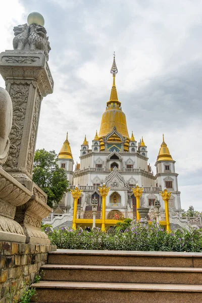 Pohled Buu Long Pagoda Chi Minh City Krásný Buddhistický Chrám — Stock fotografie