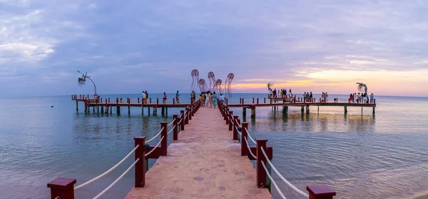 Phu Quoc Island Vietnam Jan 2021 Sunset Phu Quoc Beach — Stock Photo, Image