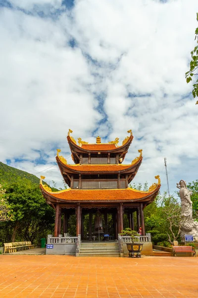 Phu Quoc Island Vietnam Gen 2021 Ampia Visuale Della Pagoda — Foto Stock