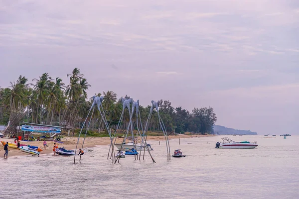 Pulau Phu Quoc Vietnam Januari 2021 Matahari Terbenam Pantai Phu — Stok Foto