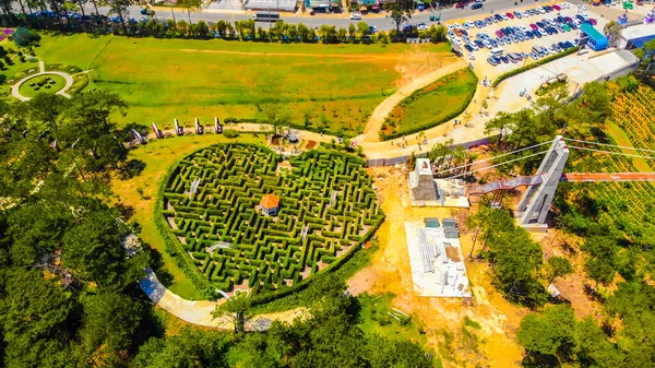 Aerial View Love Valley Park Dalat Vietnam One Most Romantic — Stock Photo, Image