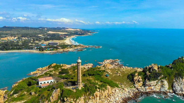 越南平源Phan Thiet Mui Ne的Ke Ga海滩 克加角 Cape 或灯塔 Lighthouse 是平宣省拉吉 — 图库照片