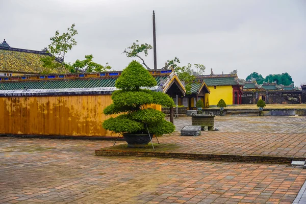 View Imperial City Imperial City Purple Forbidden City Citadel Hue — Stock Photo, Image