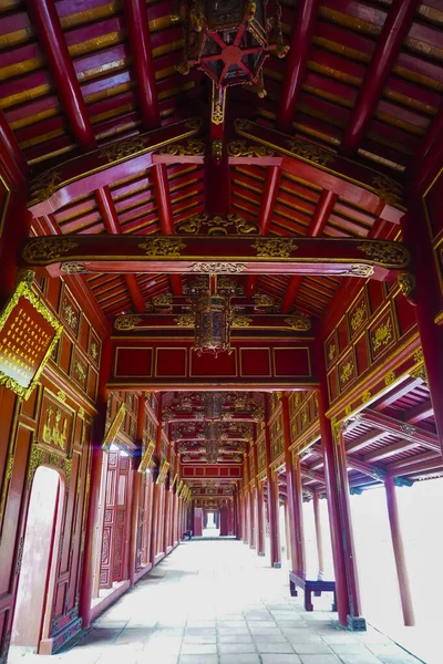 View Imperial City Imperial City Purple Forbidden City Citadel Hue — Stock Photo, Image