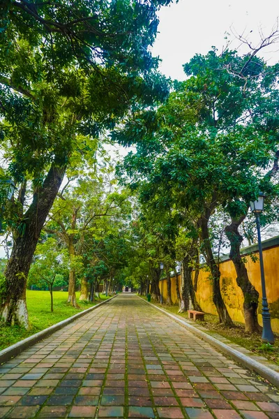 View Imperial City Imperial City Purple Forbidden City Citadel Hue — Stock Photo, Image