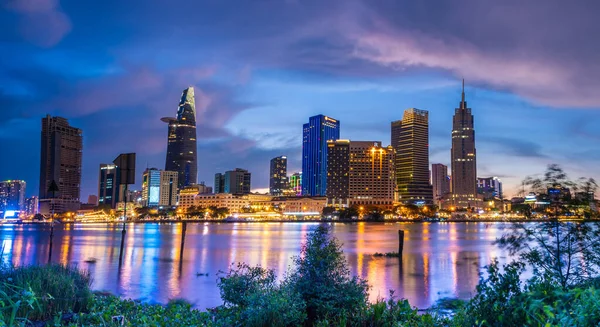 Chi Minh Città Vietnam Aprile 2021 Bitexco Financial Tower Edificio — Foto Stock