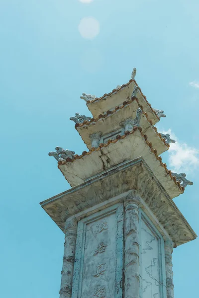 Gyönyörű Kilátás Nyílik Hoa Nghiem Pagoda Bao Loc Város Lam — Stock Fotó