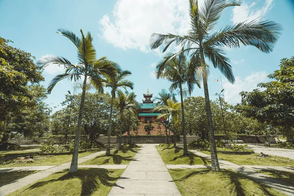 Όμορφη Θέα Του Hoa Nghiem Pagoda Στην Πόλη Bao Loc — Φωτογραφία Αρχείου