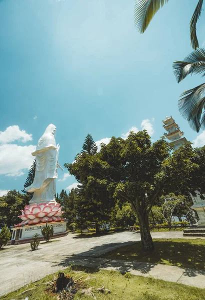 Krásný Výhled Hoa Nghiem Pagoda Městě Bao Loc Provincie Lam — Stock fotografie