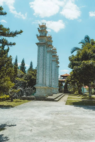 Krásný Výhled Hoa Nghiem Pagoda Městě Bao Loc Provincie Lam — Stock fotografie