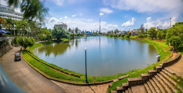 Bao Loc Πόλη Βιετνάμ Μαΐου 2021 Θέα Της Μικρής Λίμνης — Φωτογραφία Αρχείου