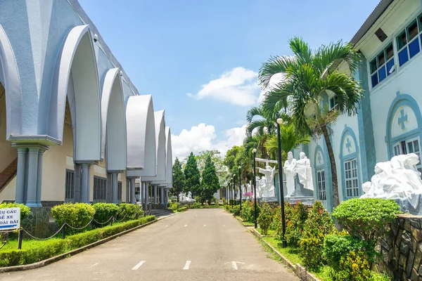 Прекрасний Вид Церкви Бао Лок Центрі Міста Бао Лок Провінція — стокове фото