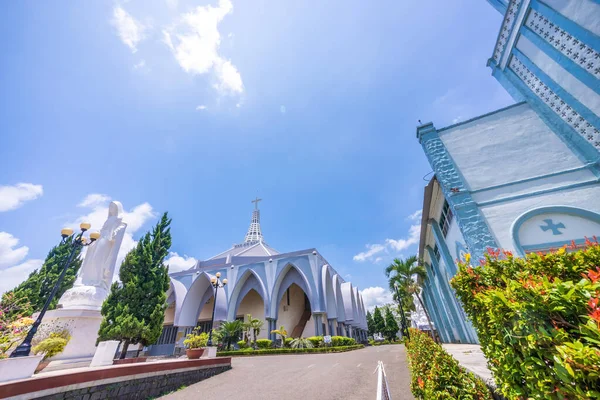 Belas Vistas Igreja Bao Loc Centro Cidade Bao Loc Província — Fotografia de Stock