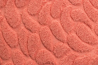 Oval şekil turuncu Pamuk Banyosu Havlu dokusuna