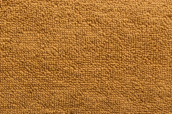 A fine texture of brown cotton bath towel — Stock Photo, Image