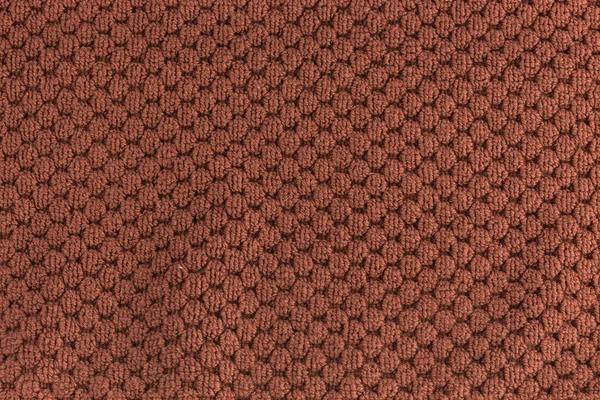 A fine texture of soft brown cotton bath towel — Stock Photo, Image