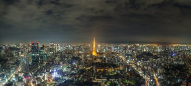 Tokyo Tower Panorama görünüm geceleri
