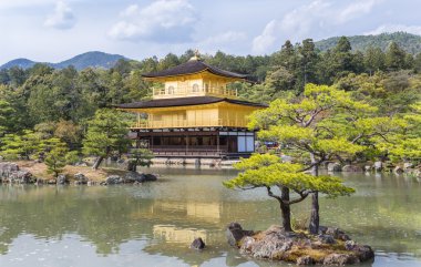 Kinkakuji Tapınağı, Kyoto Japonya altın köşk
