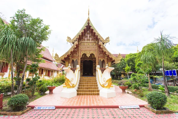 Buddhist temple, Wat Pra Sing in Chiang Rai Province,Thailand — Stock Photo, Image