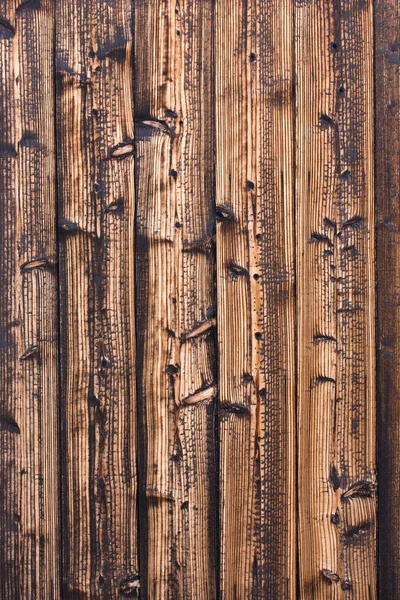 Big Brown wood plank wall texture background — Stock Photo, Image