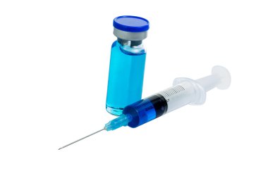 Cam tıp şişe botox veya grip tıbbi şırınga